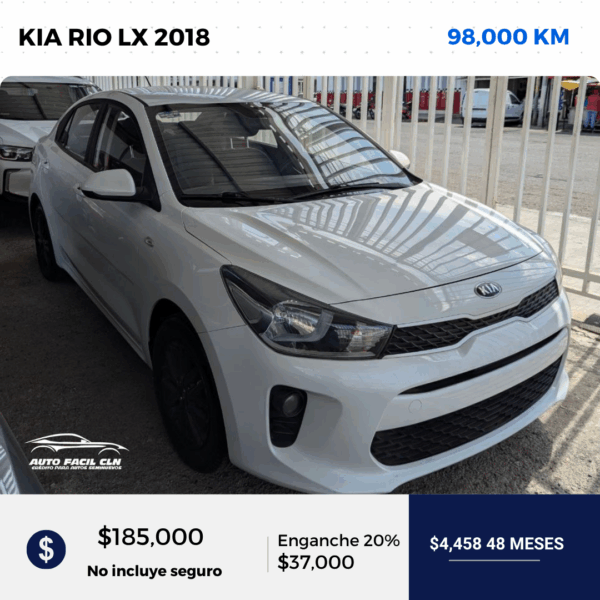 KIA RIO LX 2018