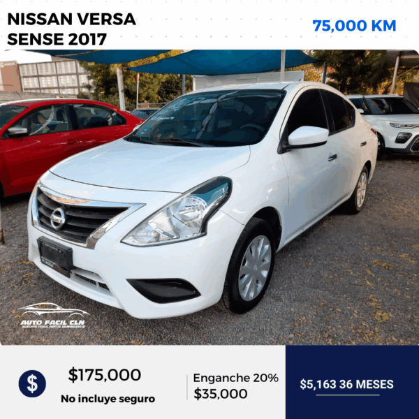 NISSAN VERSA SENSE 2017