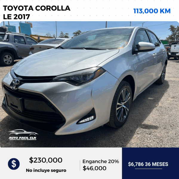Toyota Corolla LE 2017