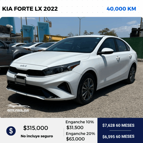 KIA FORTE LX 2022