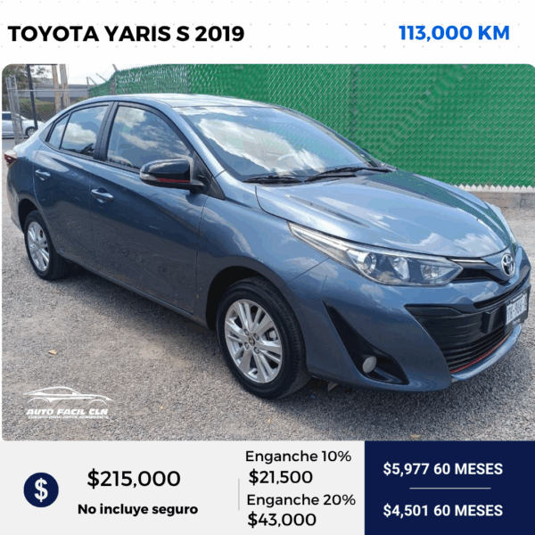 TOYOTA YARIS S 2019