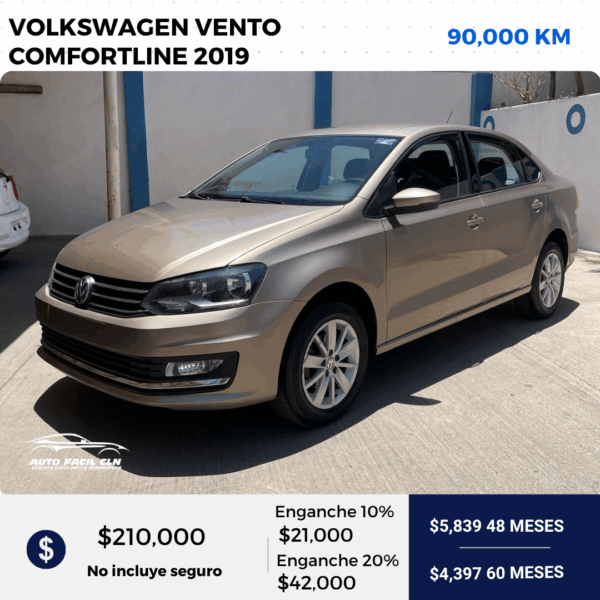 VOLKSWAGEN VENTO COMFORTLINE 2019