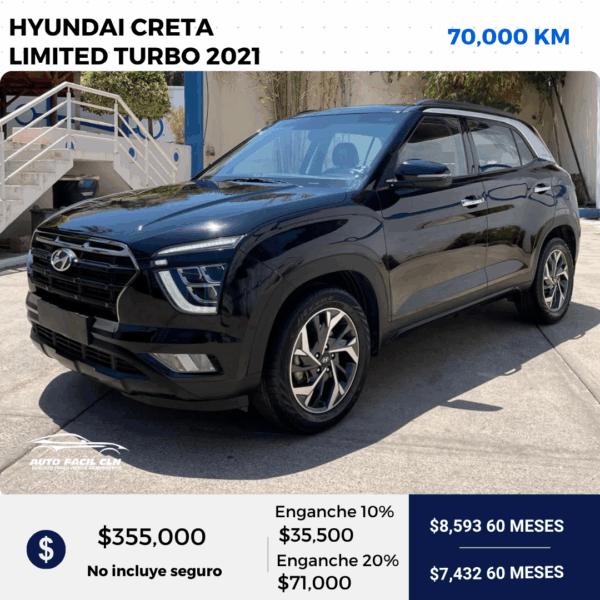HYUNDAI CRETA LIMITED TURBO 2021