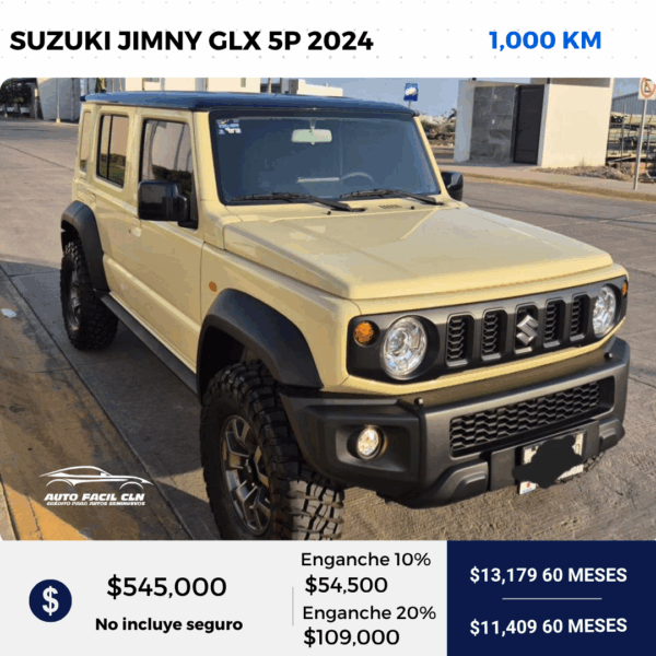 SUZUKI JIMNY GLX 5P 2024