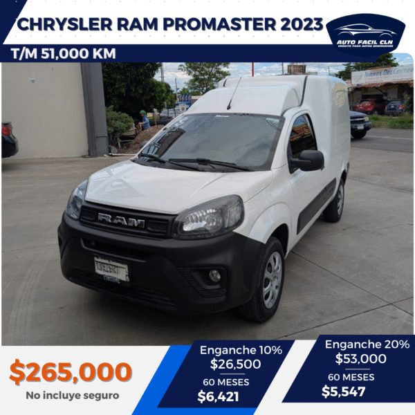 CHRYSLER RAM PROMASTER 2023