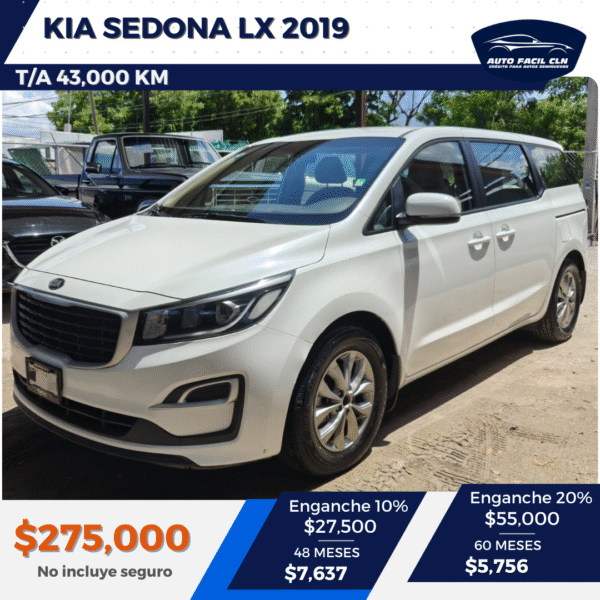 KIA SEDONA LX 2019