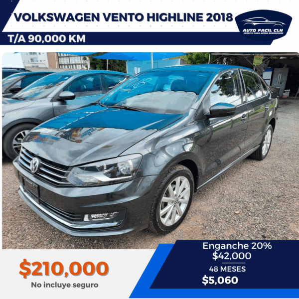 VOLKSWAGEN VENTO HIGHLINE 2018