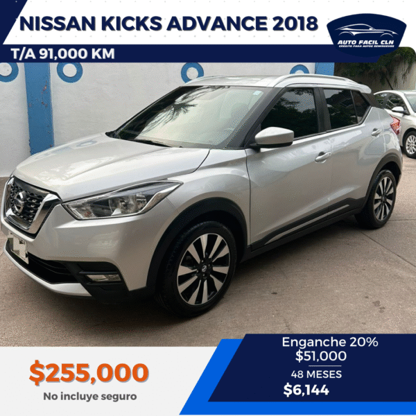 NISSAN KICKS ADVANCE 2018