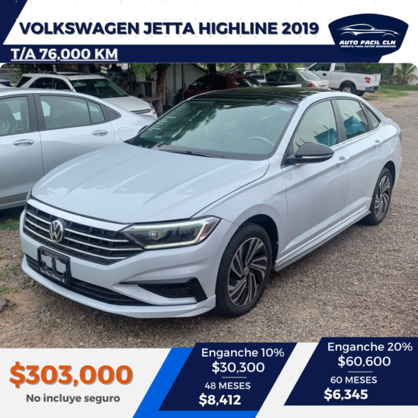 VOLKSWGEN JETTA HIGHLINE 2019