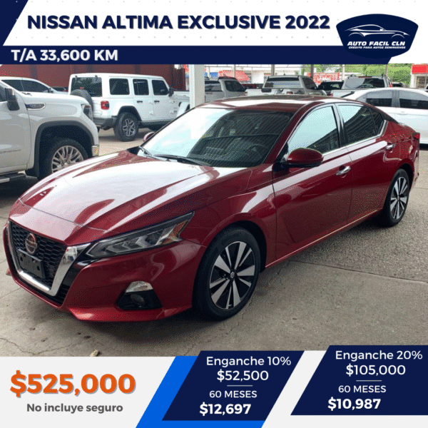 NISSAN ALTIMA EXCLUSIVE 2022