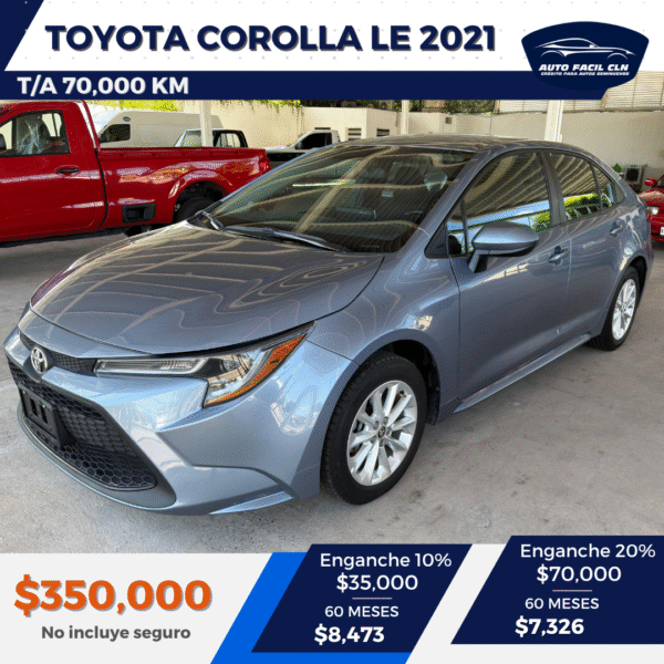 TOYOTA COROLLA LE 2021